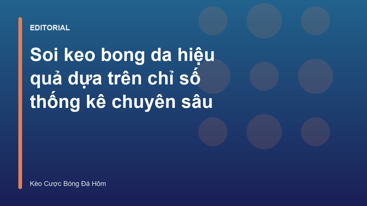 Phân tích dữ liệu bóng đá để soi kèo hiệu quả